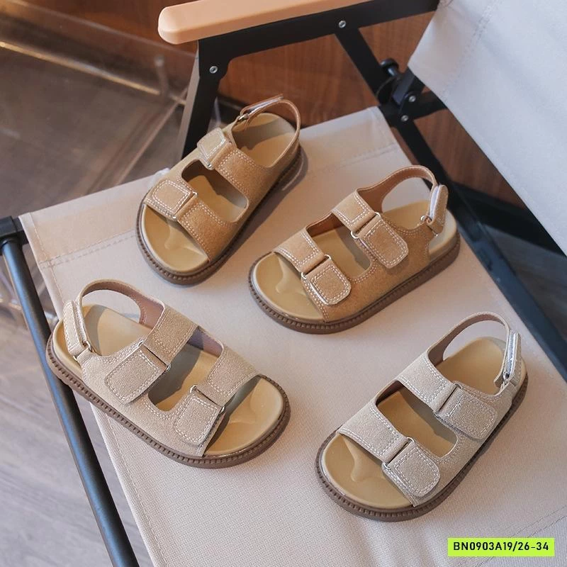 SANDAL QUAI DÁN DA LỘN TONE NÂU