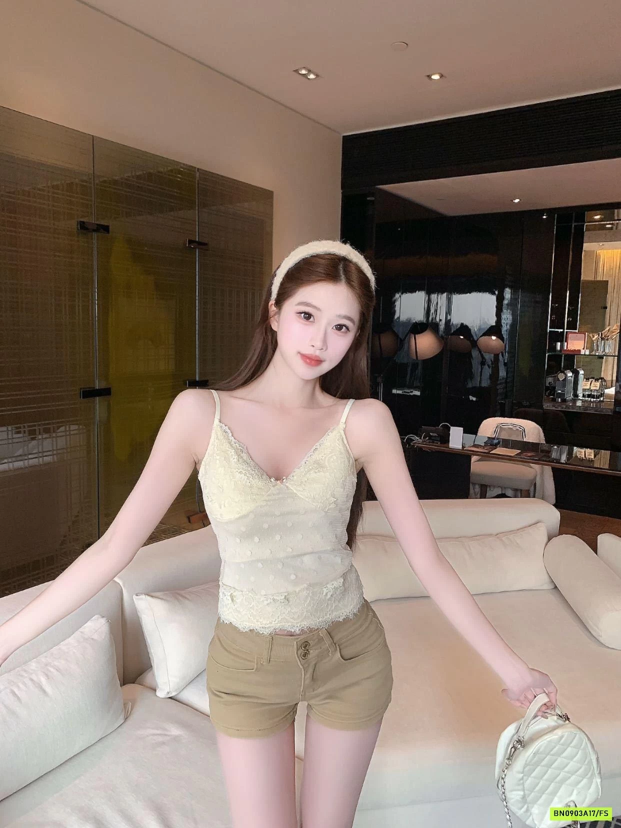 ÁO 2 DÂY 2 LỚP PHỐI REN