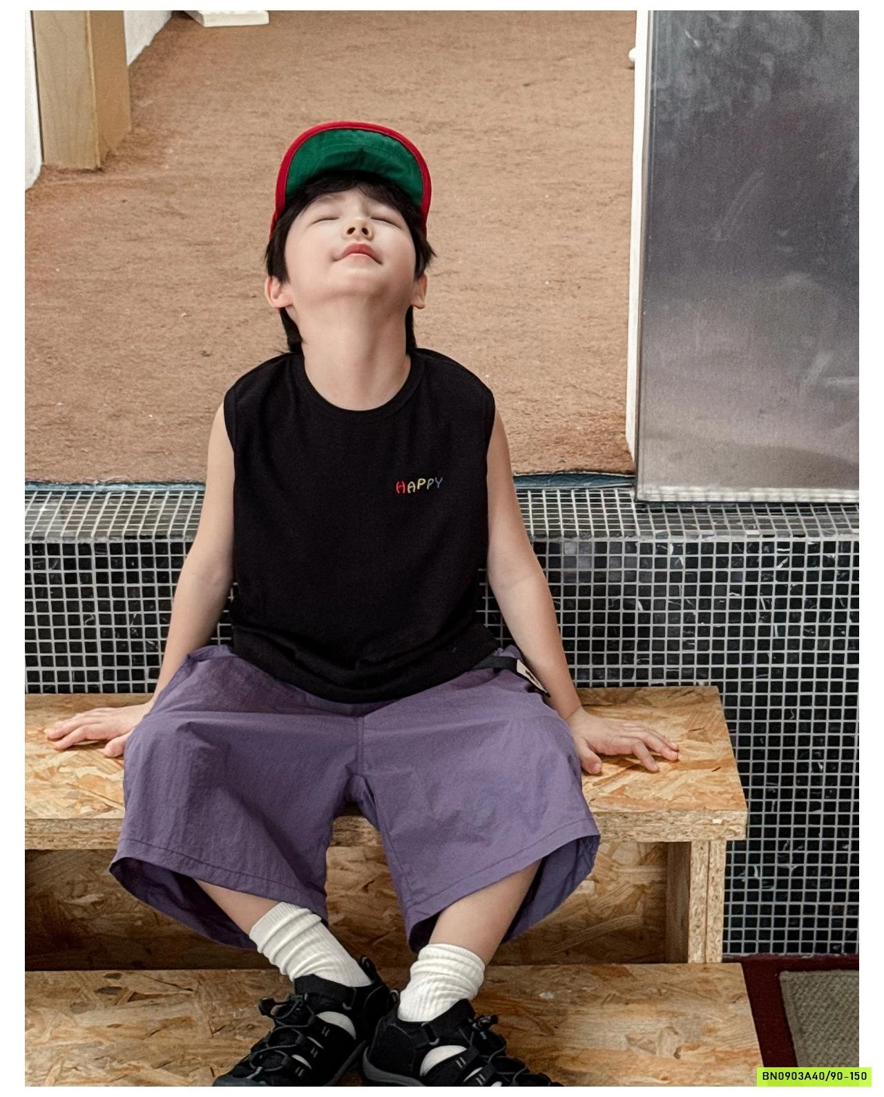 ÁO SÁT NÁCH THÊU HAPPY AX6046 AOAOKIDS