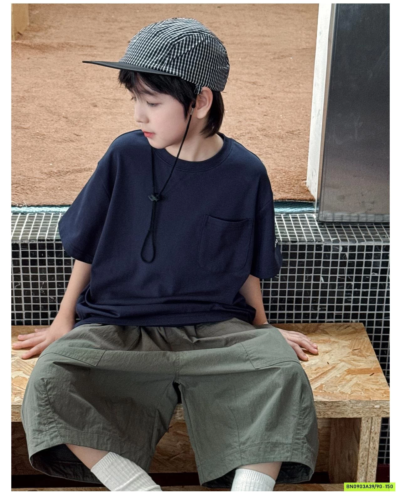 ÁO THUN TRƠN TÚI NGỰC AX6005 AOAOKIDS