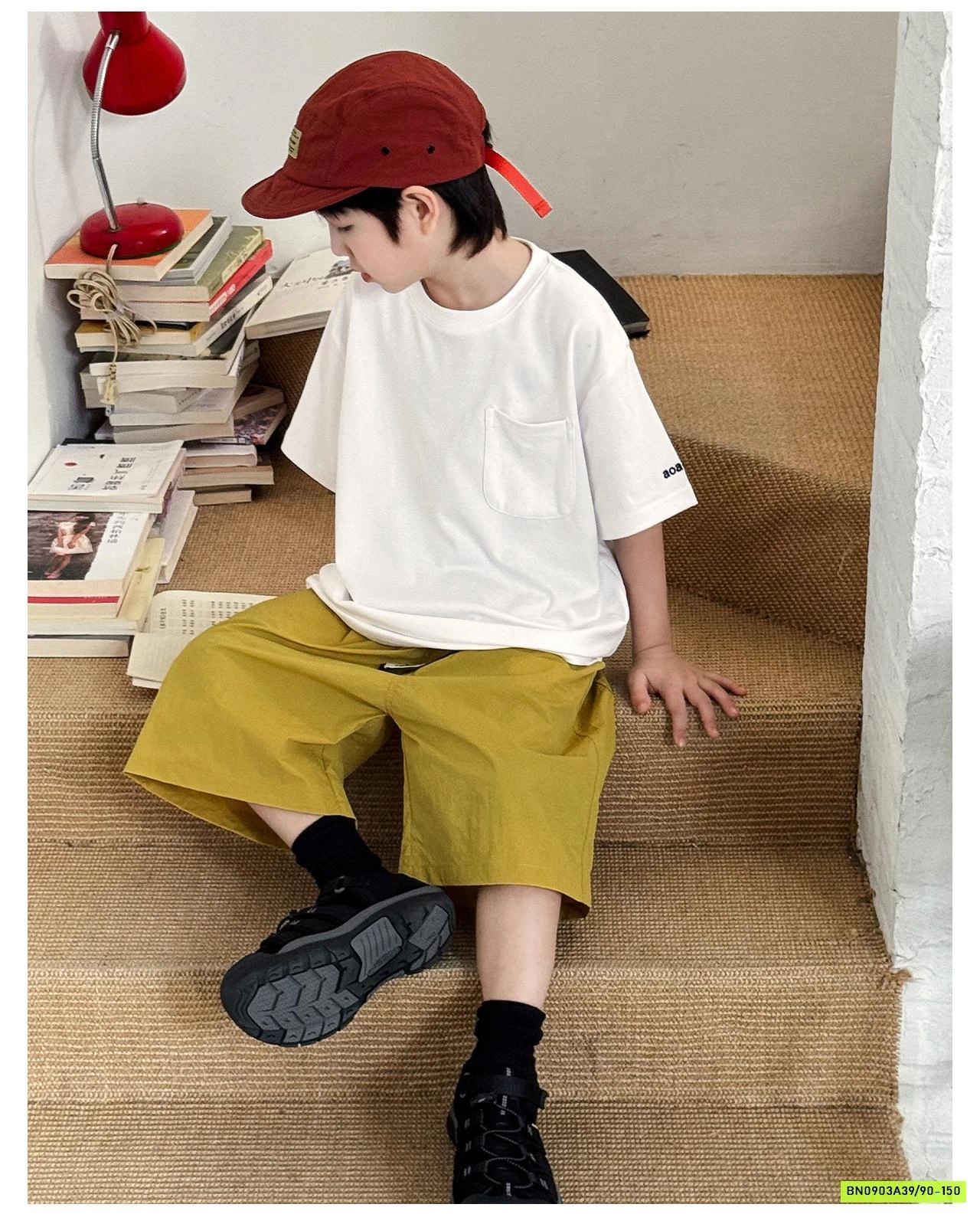 ÁO THUN TRƠN TÚI NGỰC AX6005 AOAOKIDS