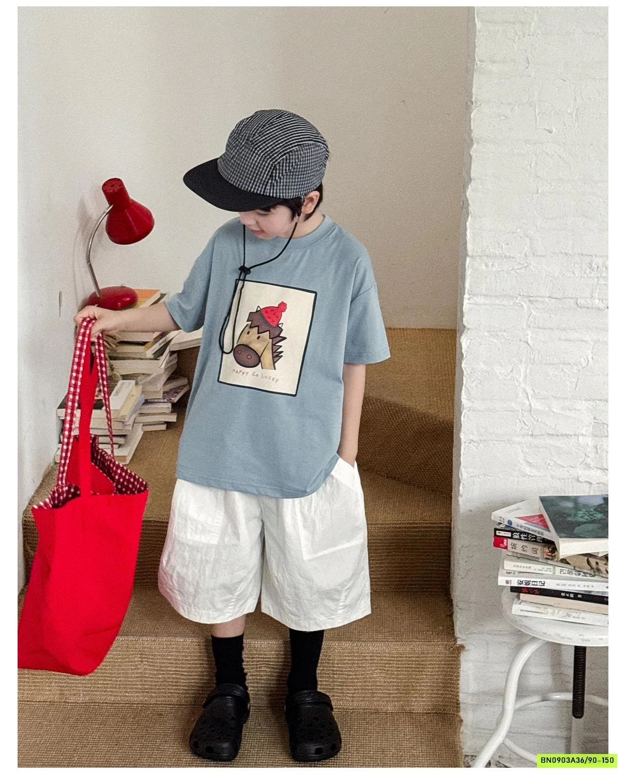 ÁO THUN NGỰA MIX SHORT GIÓ AOAOKIDS