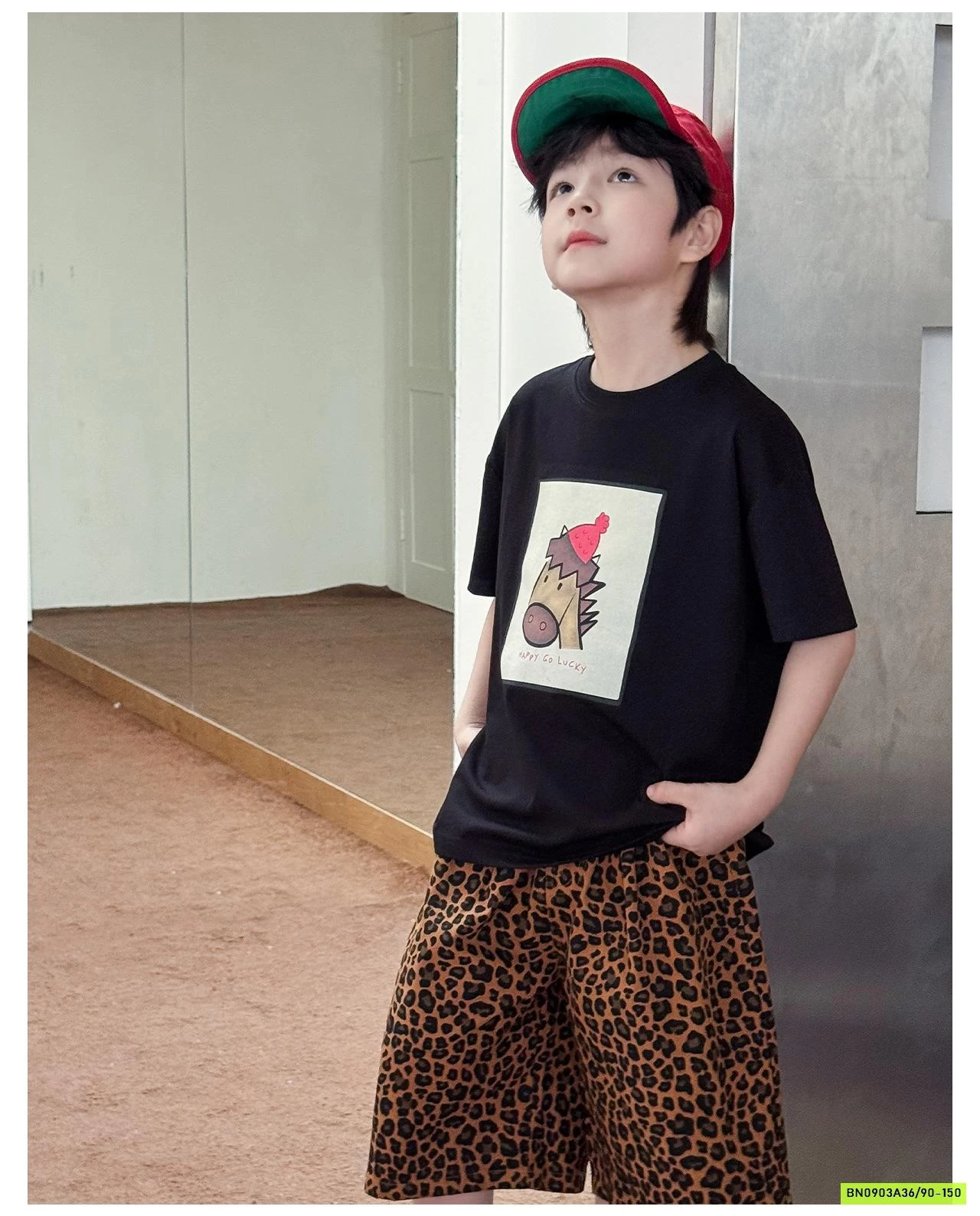 ÁO THUN NGỰA MIX SHORT GIÓ AOAOKIDS