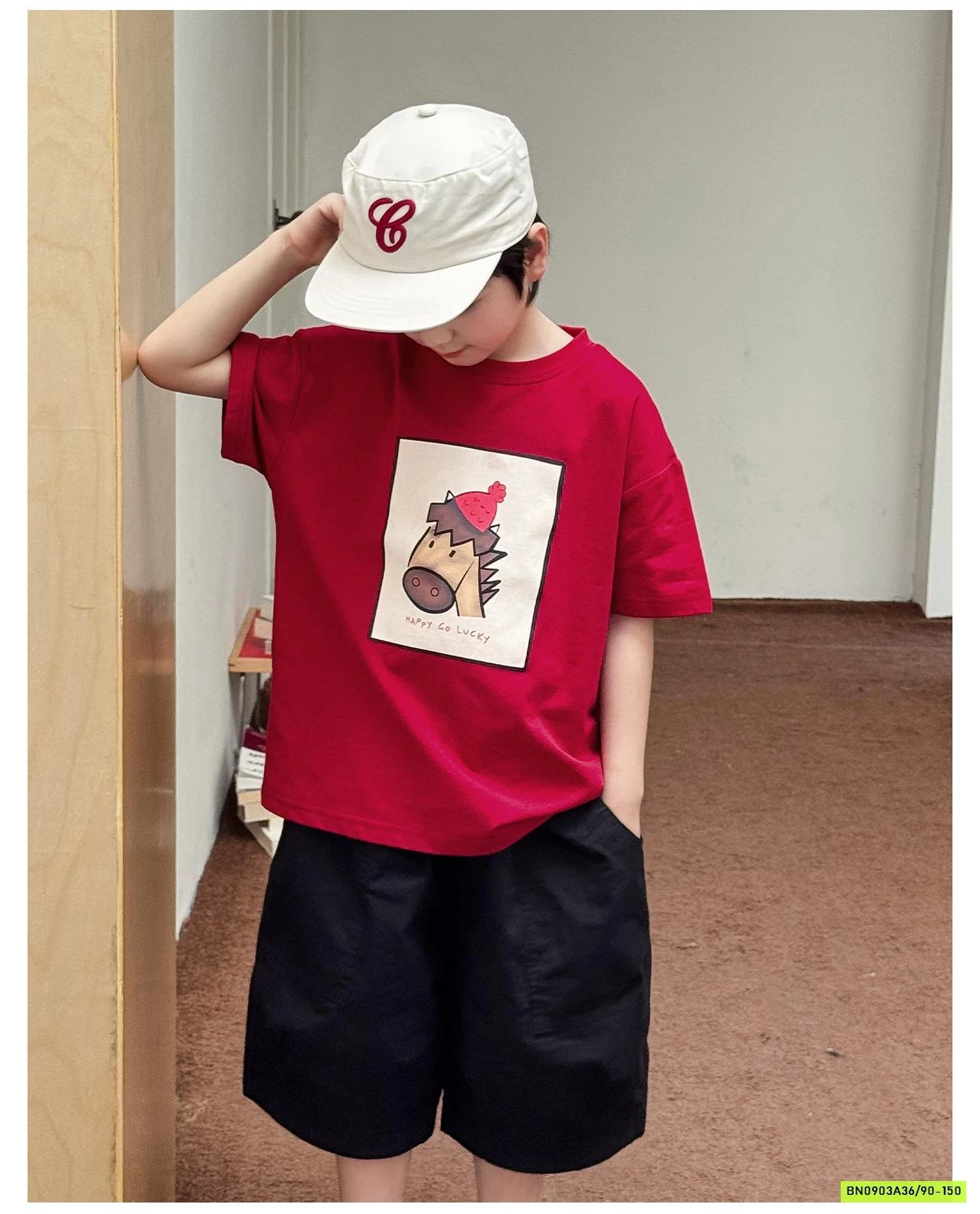 ÁO THUN NGỰA MIX SHORT GIÓ AOAOKIDS