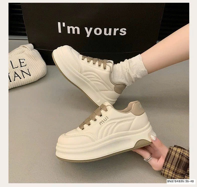 GIÀY THỂ THAO ĐỘN ĐẾ CHO NỮ