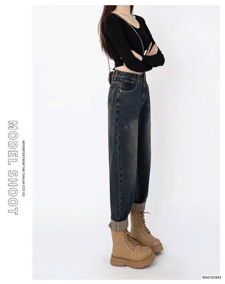 QUẦN JEAN ỐNG ĐỨNG