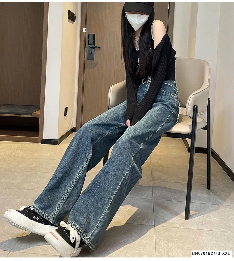 QUẦN JEAN ỐNG ĐỨNG TÚI RÁCH