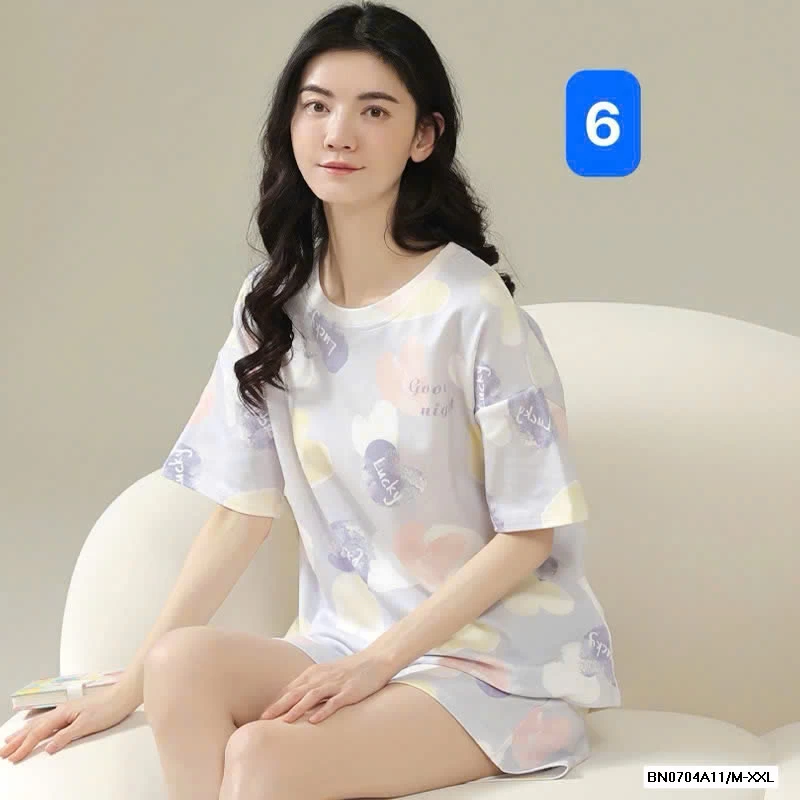 BỘ ĐÙI COTTON MẶC NHÀ
