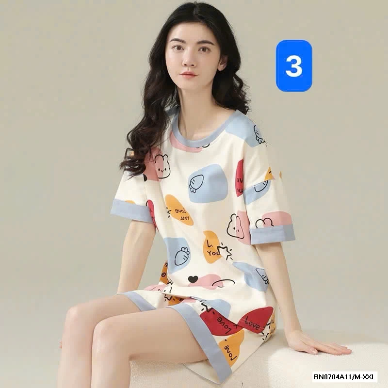 BỘ ĐÙI COTTON MẶC NHÀ