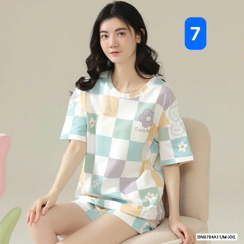 BỘ ĐÙI COTTON MẶC NHÀ