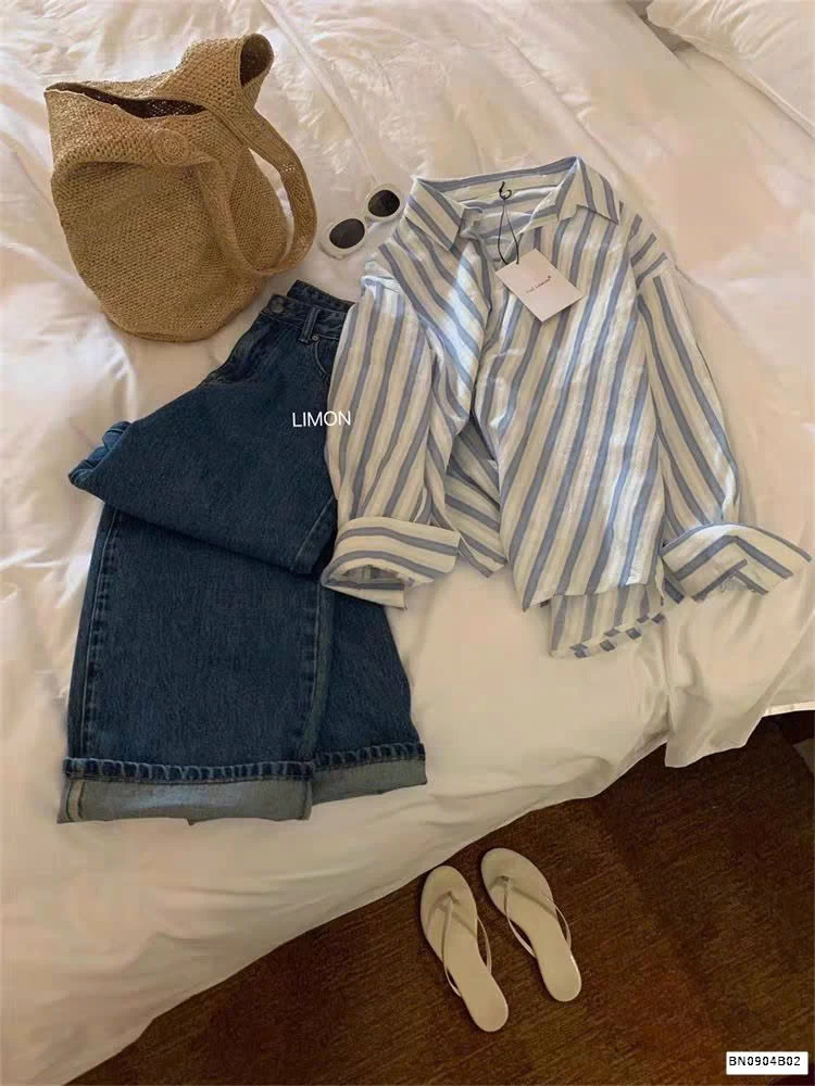 ÁO SƠ MI KẺ SỌC  RS STUDIO