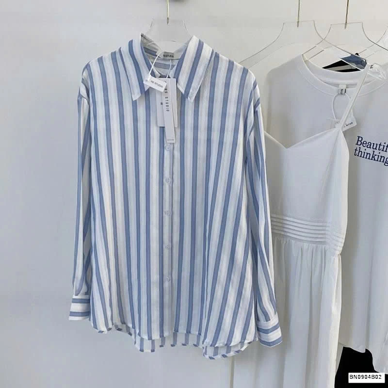 ÁO SƠ MI KẺ SỌC  RS STUDIO