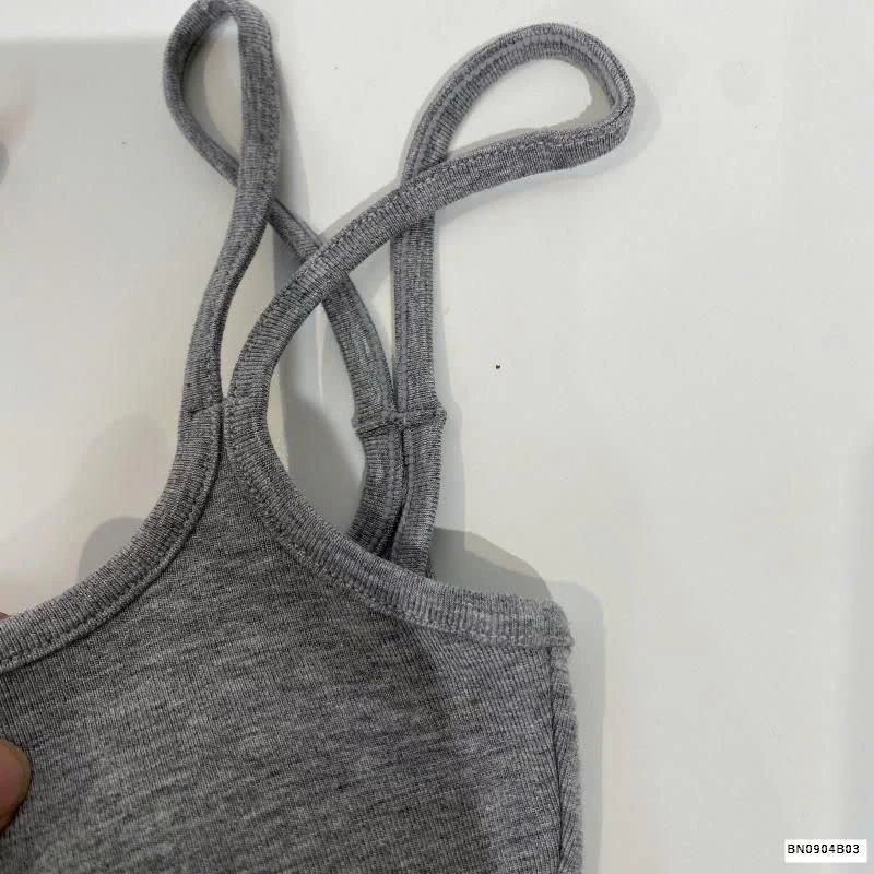 ÁO COTTON 2 DÂY KÈM BRA