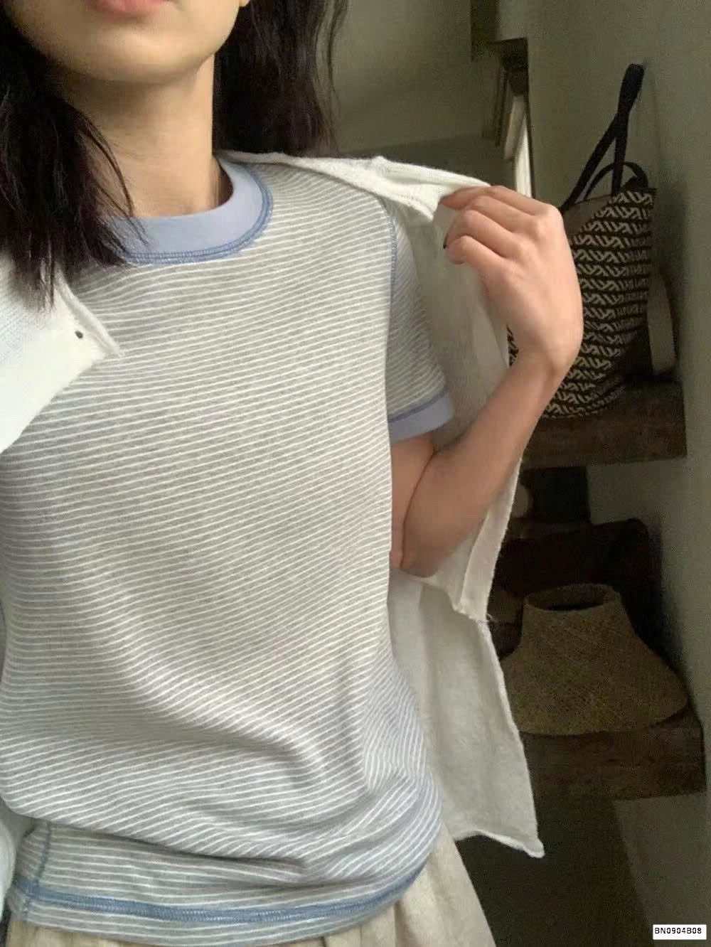 ÁO THUN KẺ TĂM COTTON