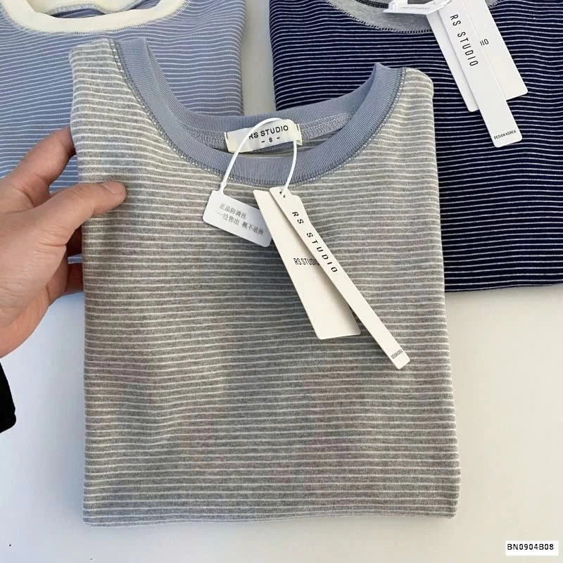 ÁO THUN KẺ TĂM COTTON