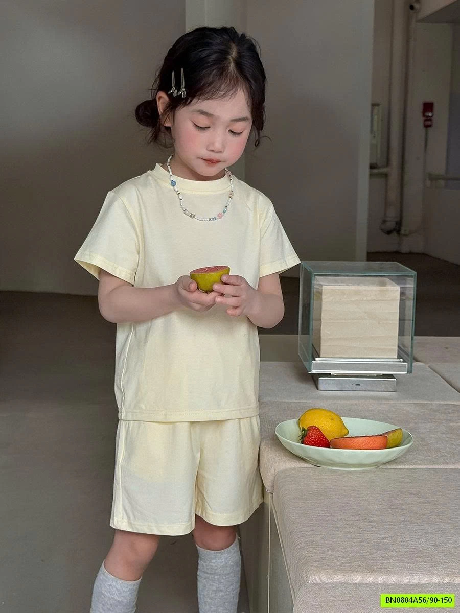 BỘ COTTON CỘC TRƠN MÀU