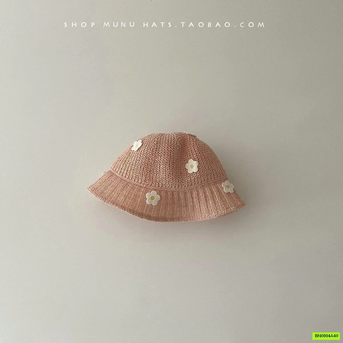 MŨ CÓI ĐÍNH HOA XINH BÉ GÁI