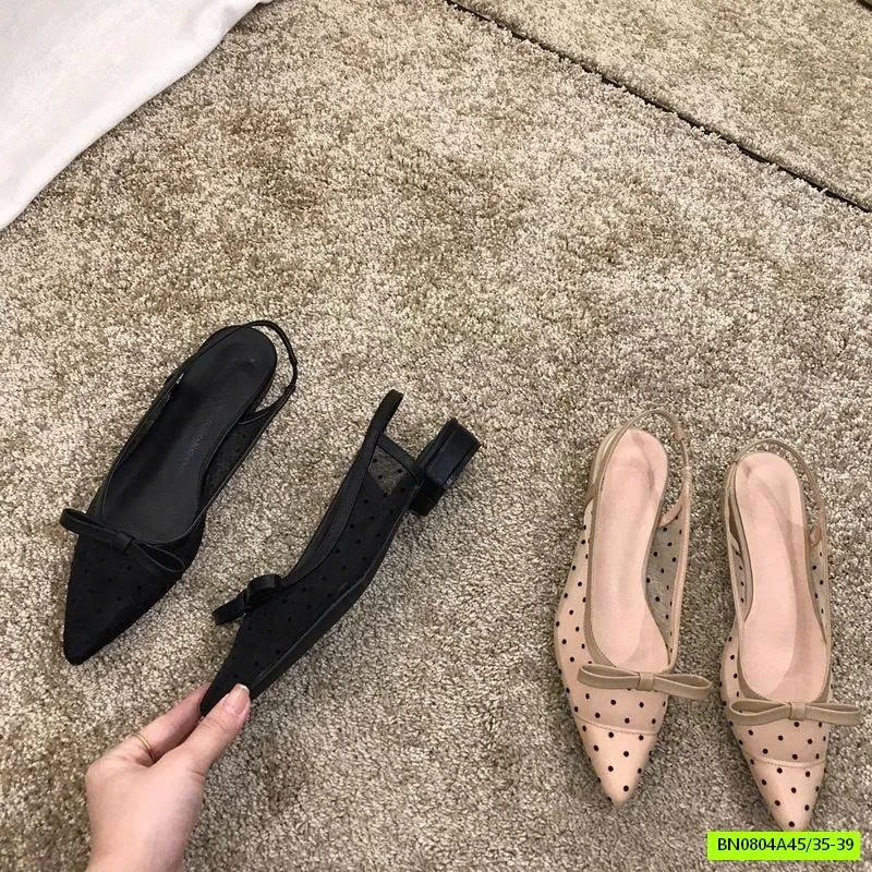 GIÀY BÚP BÊ CHẤM BI XINH CHO NỮ