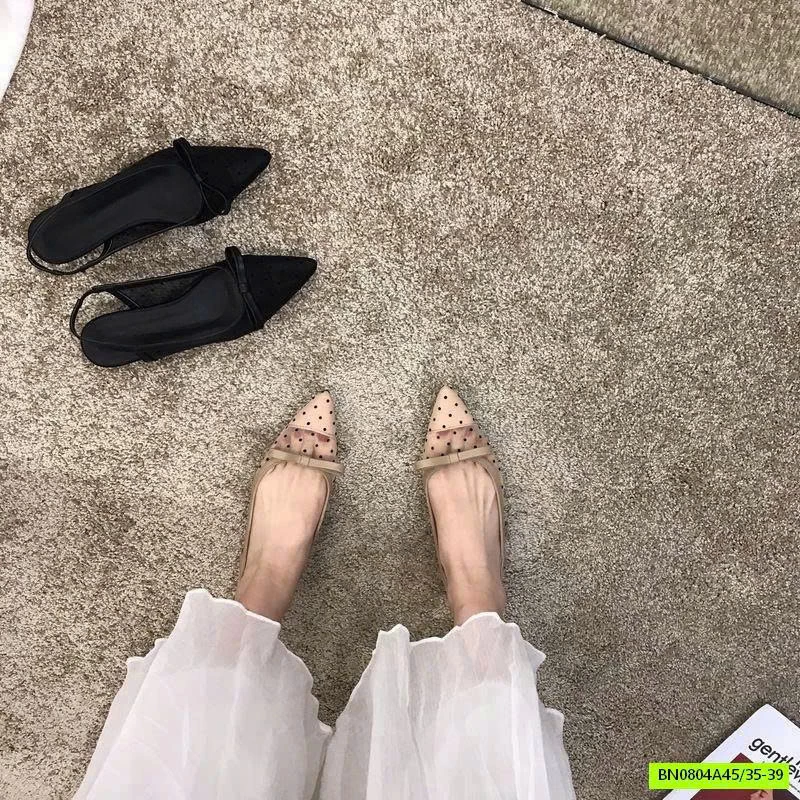 GIÀY BÚP BÊ CHẤM BI XINH CHO NỮ