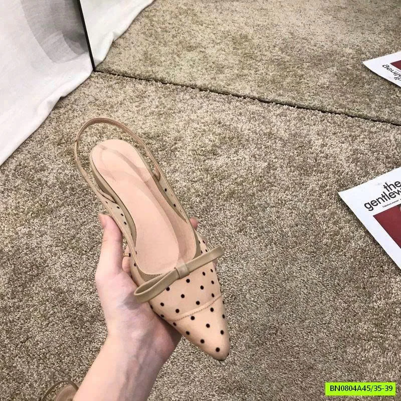 GIÀY BÚP BÊ CHẤM BI XINH CHO NỮ