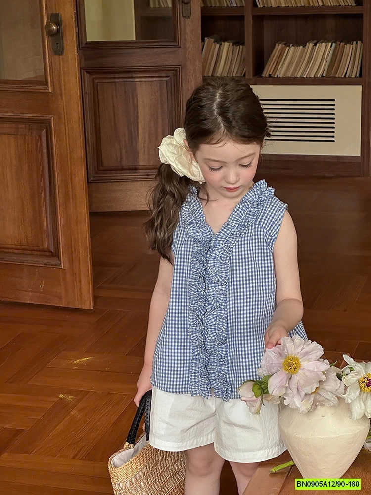 SƠ MI SÁT NÁCH VIỀN BÈO 25C068 AMBB