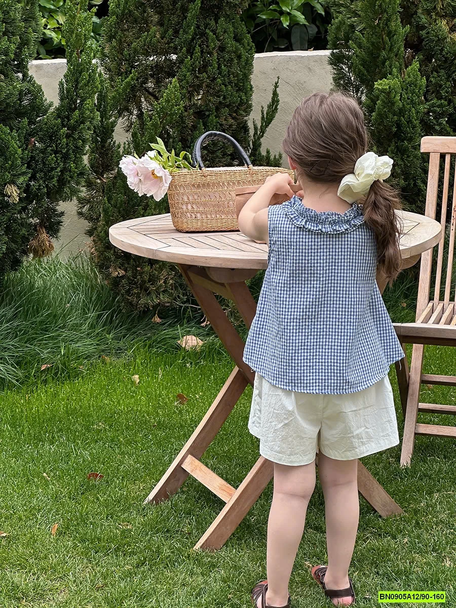 SƠ MI SÁT NÁCH VIỀN BÈO 25C068 AMBB