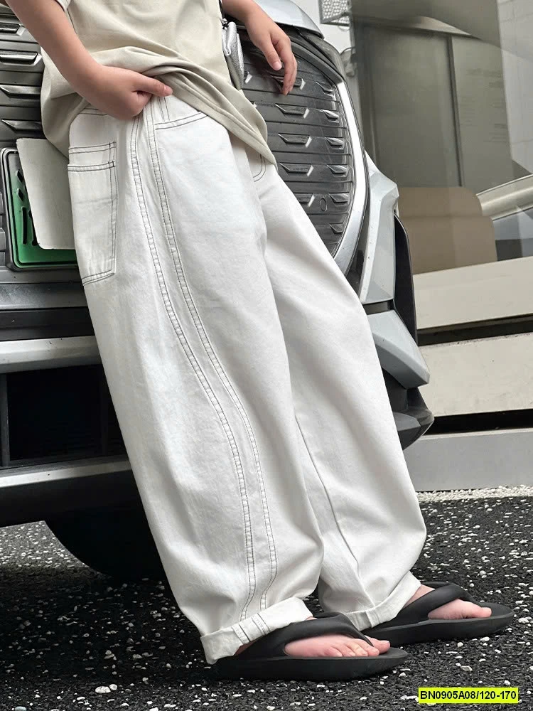 ÁO CỔ TRÒN TRƠN MIX QUẦN SUÔNG