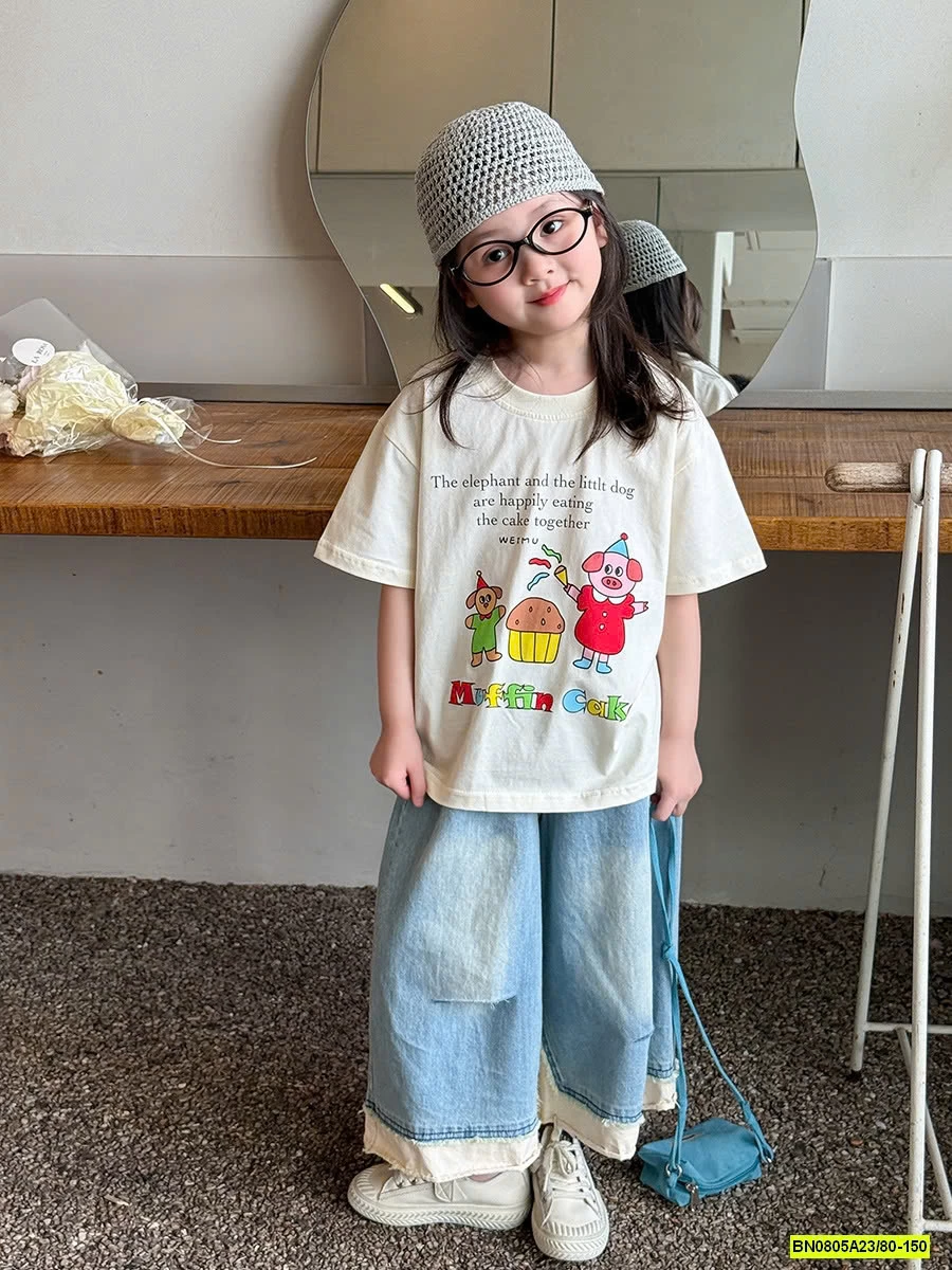 ÁO THUN IN HÌNH DỄ THƯƠNG