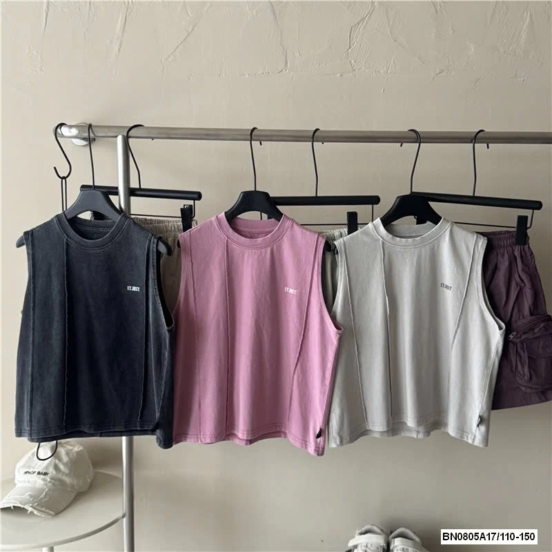 ÁO SÁT NÁCH BẠC MÀU GÂN TRƯỚC