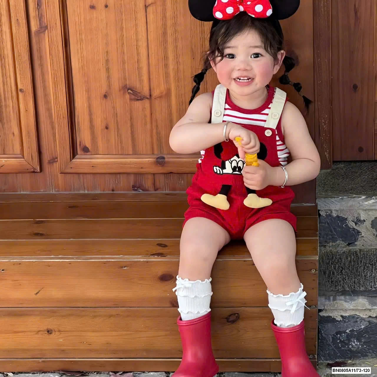 SÉT YẾM KUTE MIX ÁO KẺ