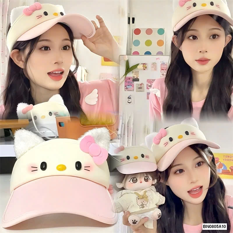 MŨ NỬA ĐẦU KITTY NỮ