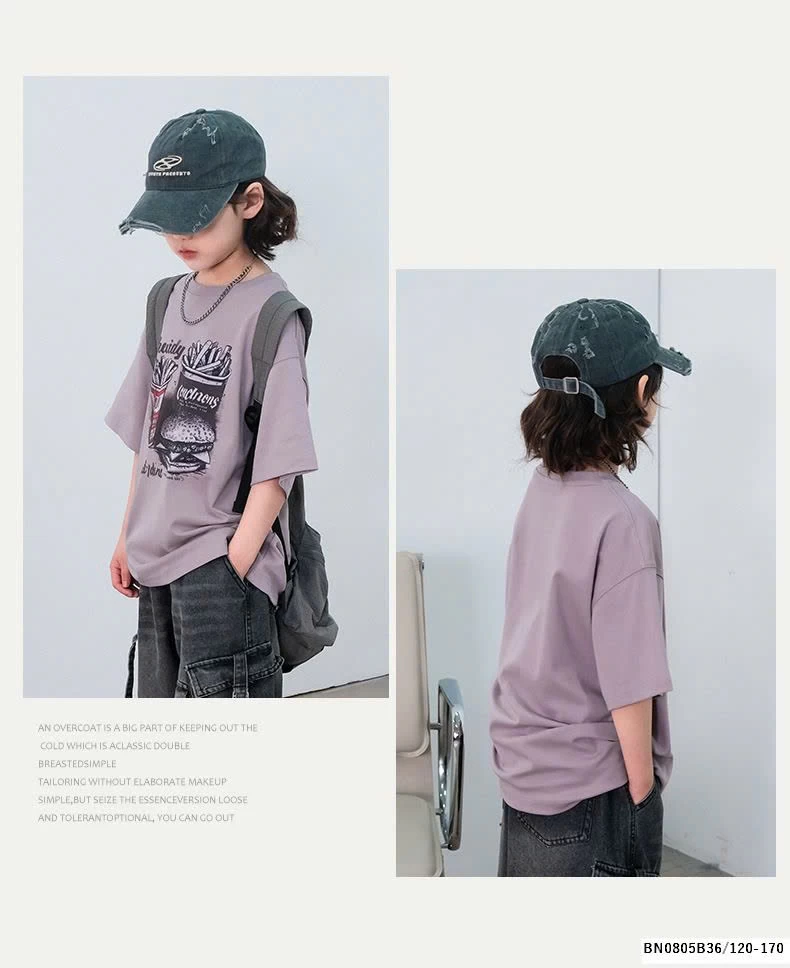 ÁO THUN ĐỒ ĂN NHANH BÉ TRAI