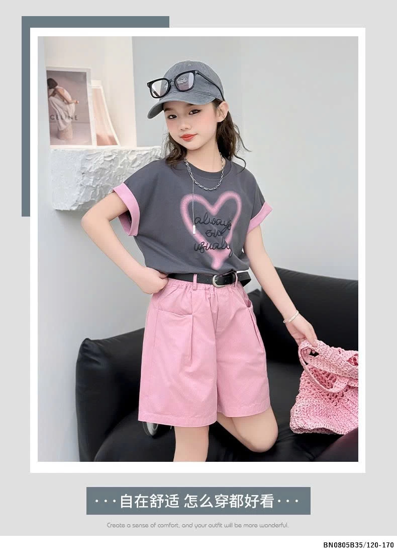 SÉT TRÁI TIM BÉ GÁI MÙA HÈ