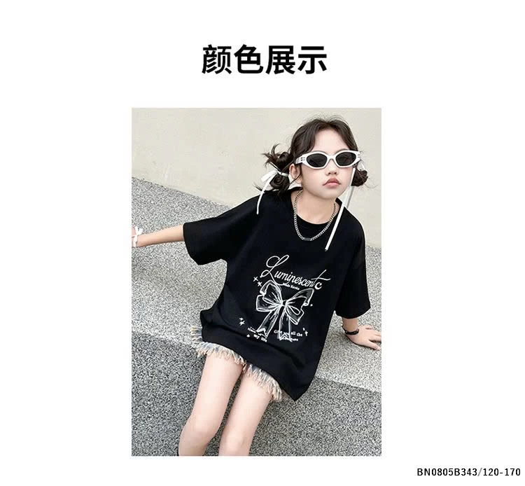 SÉT ÁO THUN NƠ MIX QUẦN SHORT JEAN TUA RUA