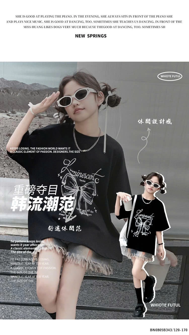 SÉT ÁO THUN NƠ MIX QUẦN SHORT JEAN TUA RUA