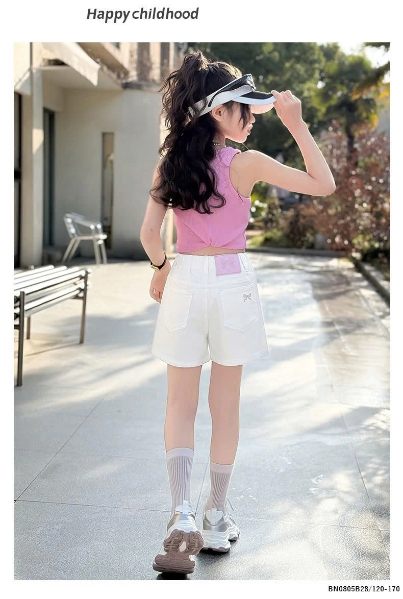 QUẦN SHORT JEAN TRẮNG JUZITIGE