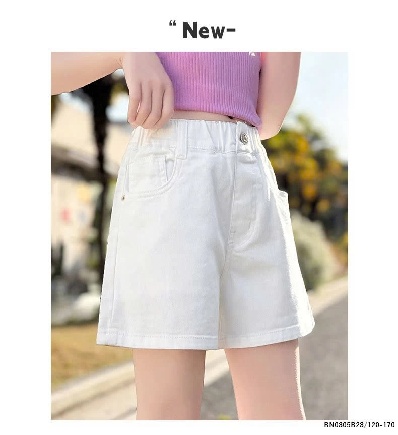 QUẦN SHORT JEAN TRẮNG JUZITIGE