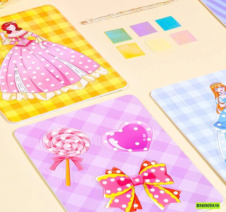 ĐỒ CHƠI THIẾT KẾ VÁY CÔNG CHÚA DIY