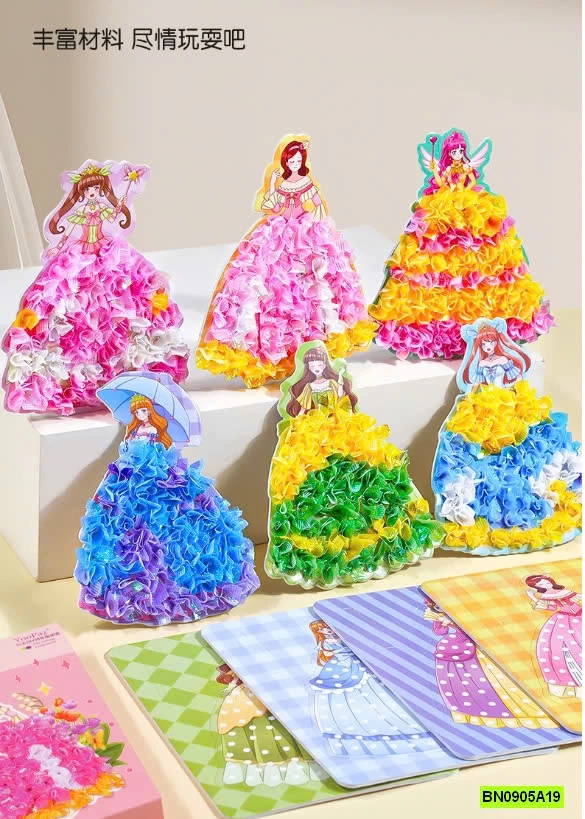 ĐỒ CHƠI THIẾT KẾ VÁY CÔNG CHÚA DIY