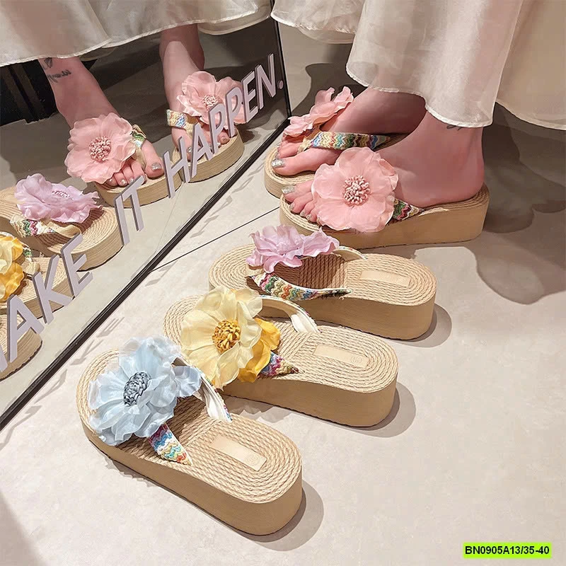 DÉP CÓI HOA XỎ NGÓN ĐẾ XUỒNG