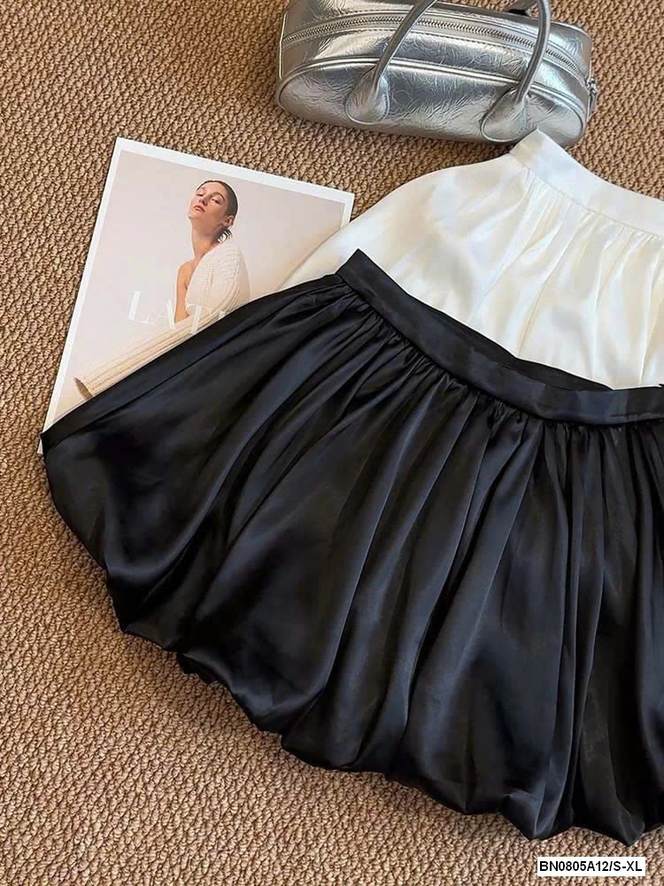 VÁY BÍ LỤA SATIN