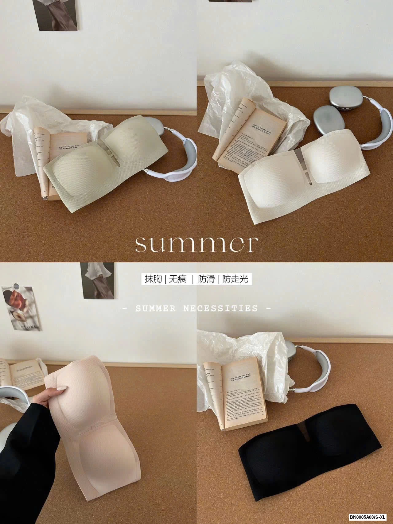 ÁO BRA CÚP NGỰC KHÔNG DÂY CHỐNG TỤT