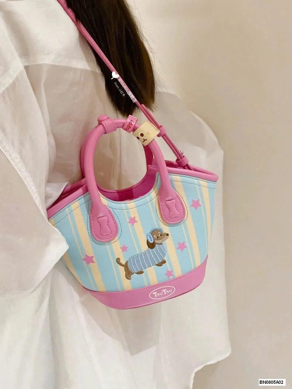 TÚI TOUTOU THÊU CÚN