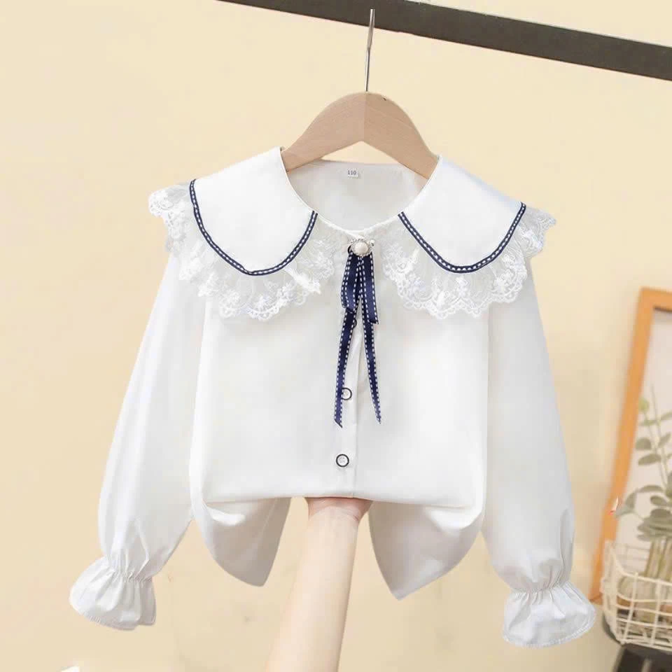 ÁO SƠ MI BÉ GÁI