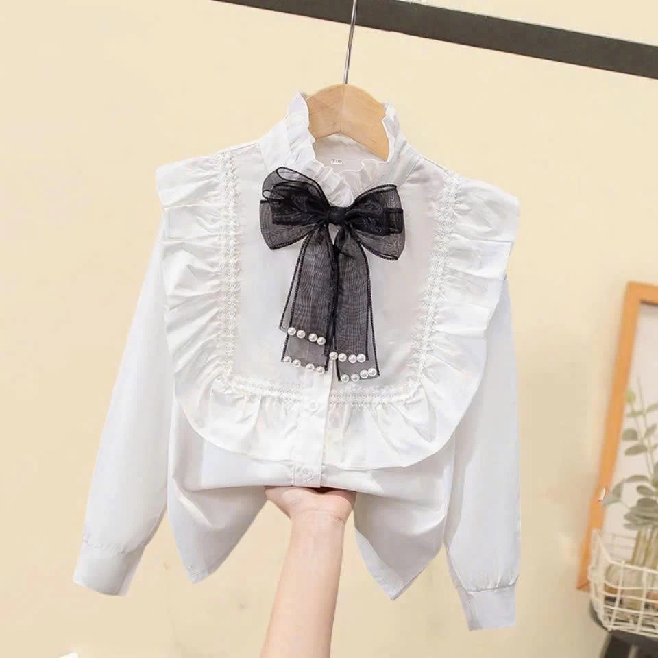 ÁO SƠ MI BÉ GÁI