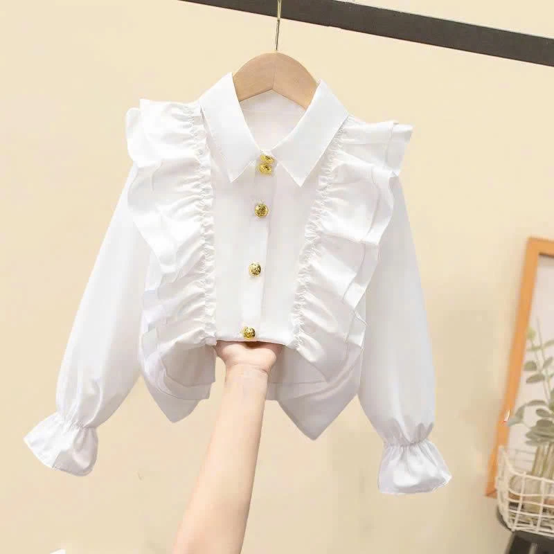 ÁO SƠ MI BÉ GÁI