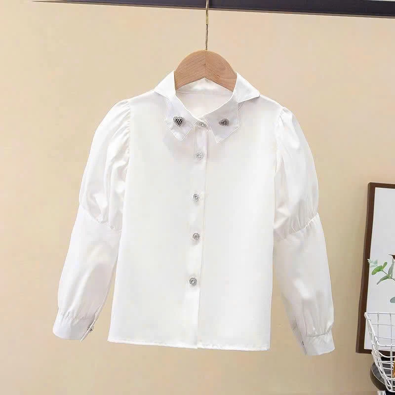 ÁO SƠ MI BÉ GÁI