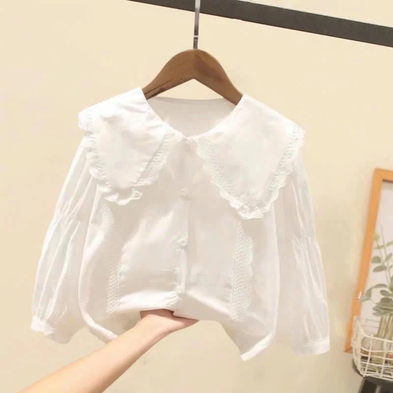 ÁO SƠ MI BÉ GÁI