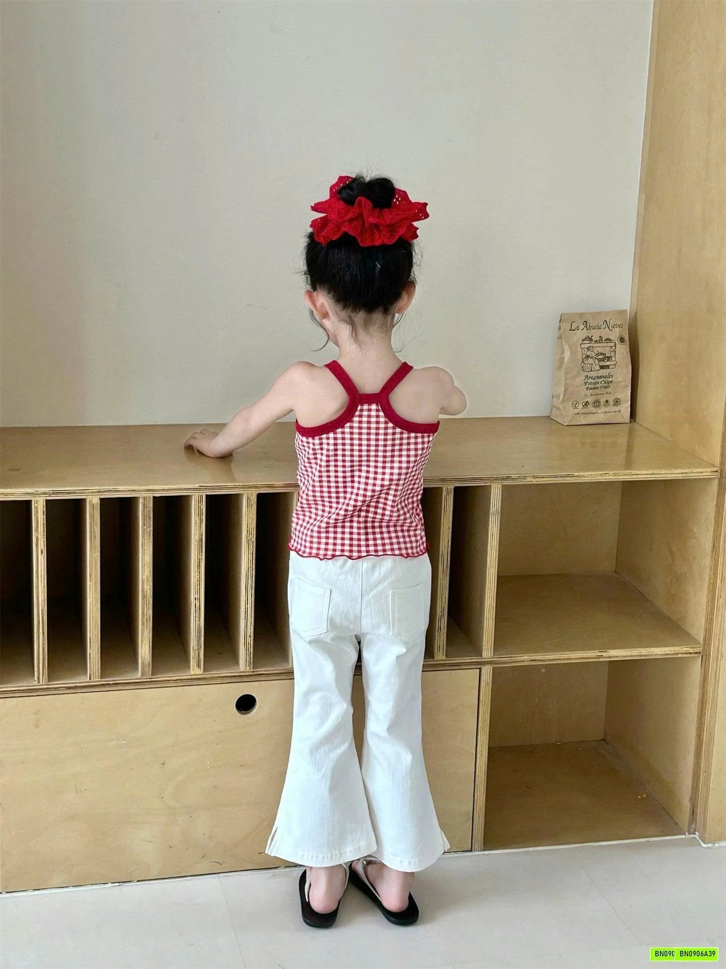 SÉT 3 DÂY BUỘC TÓC REN ĐỎ