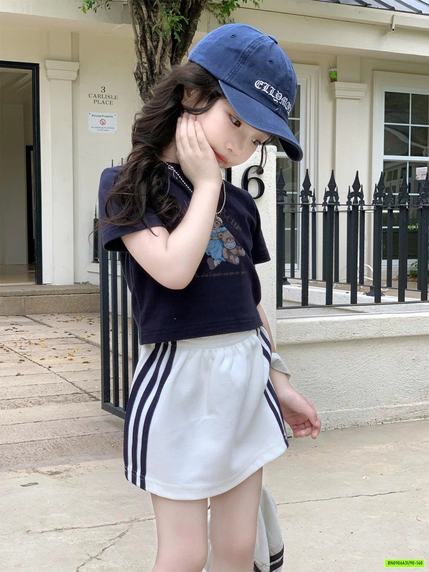 CROPTOP IN HÌNH MIX CV 2 SỌC